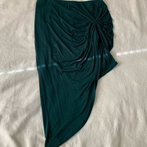 Green pencil skirt